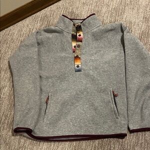 Burton Gray Sweatshirt with Multicolor Accents